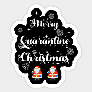 merry quarantine christmas Sticker